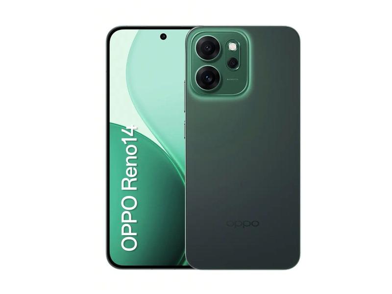 OPPO Reno14 5G 12GB/256GB ルミナスグリーン Smartphone OPPO Reno14 F 256GB 5G 12GB RAM Verde Luminoso 6,57